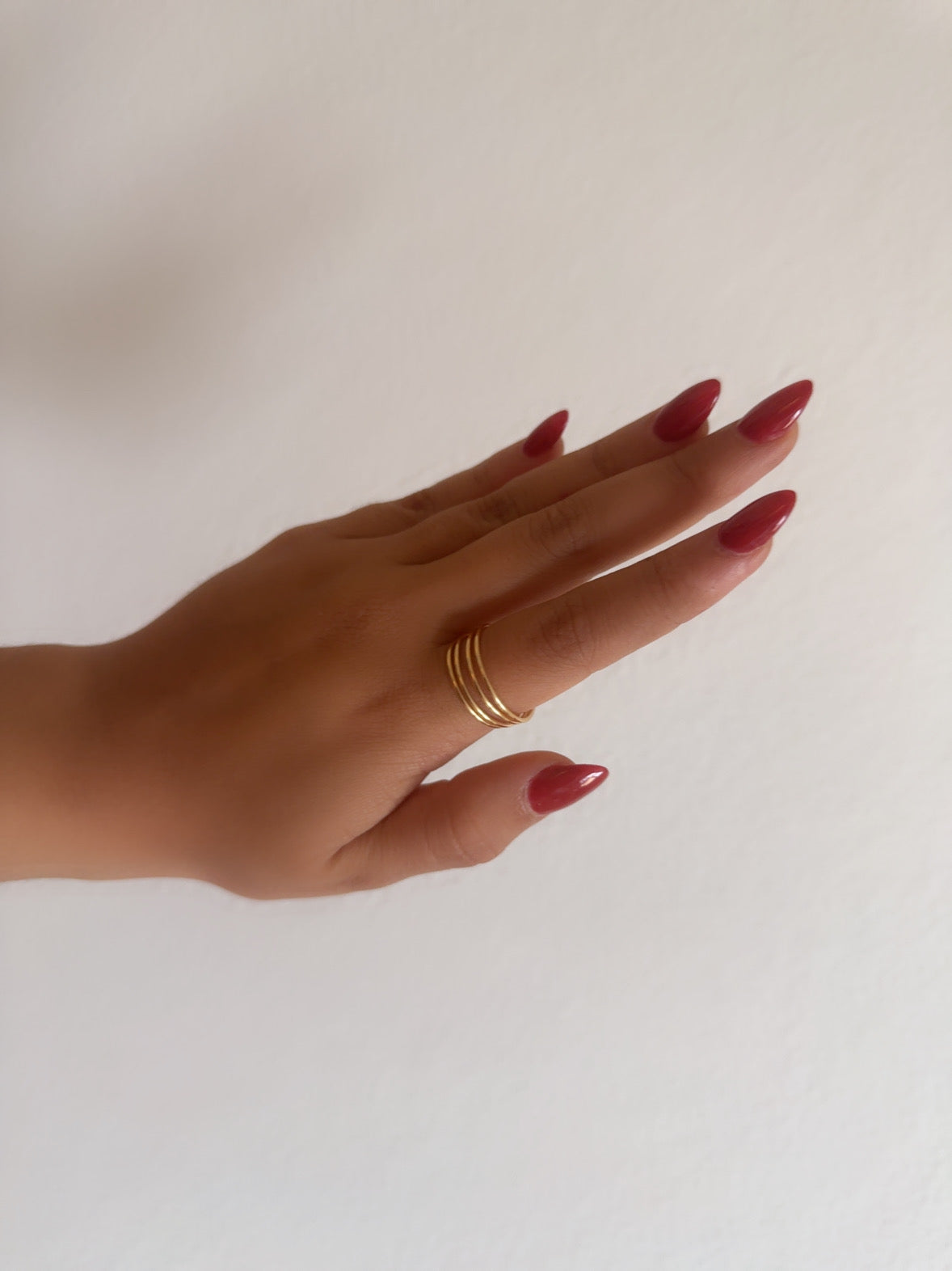 Handmade Gold Loop Ring